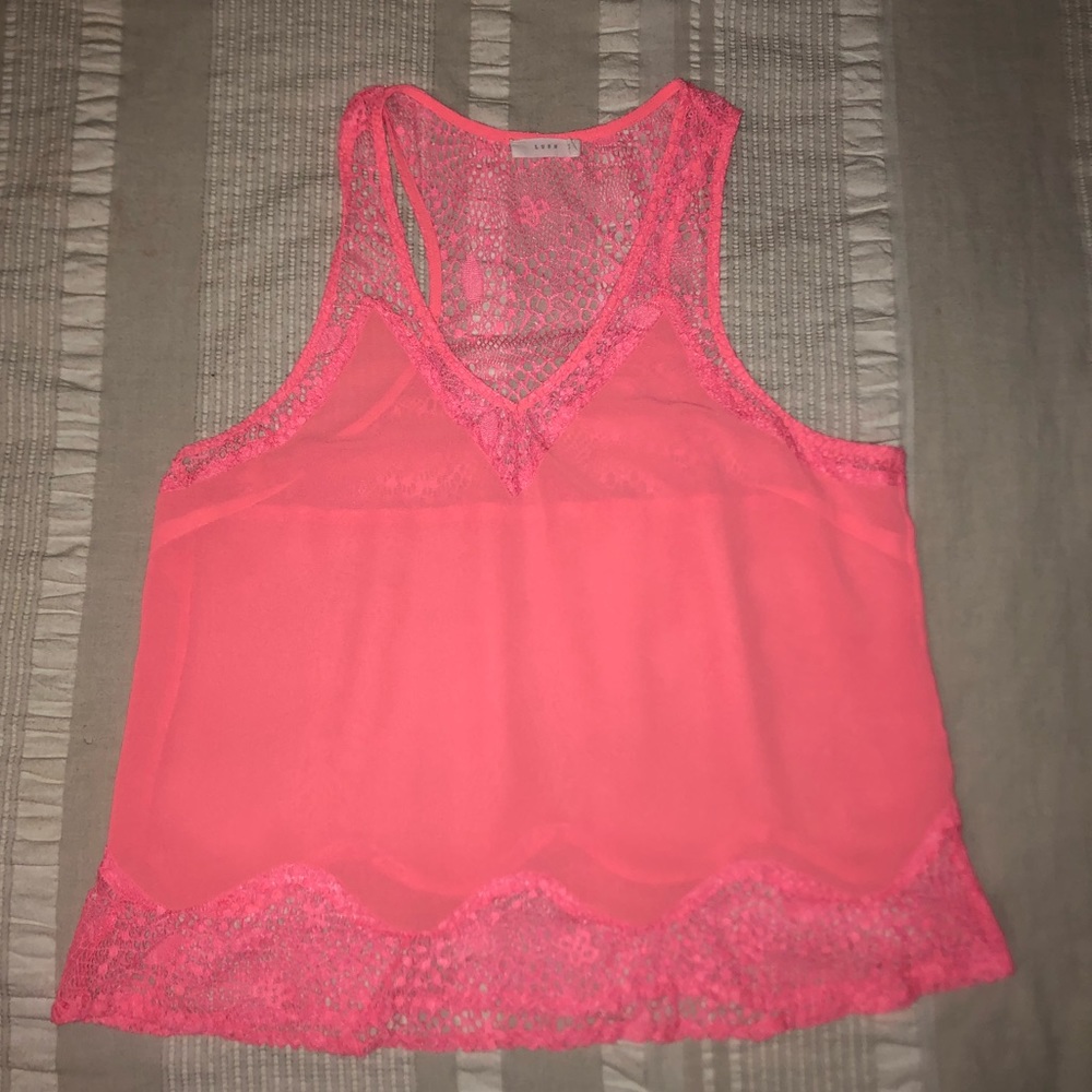 Lush hot pink top
